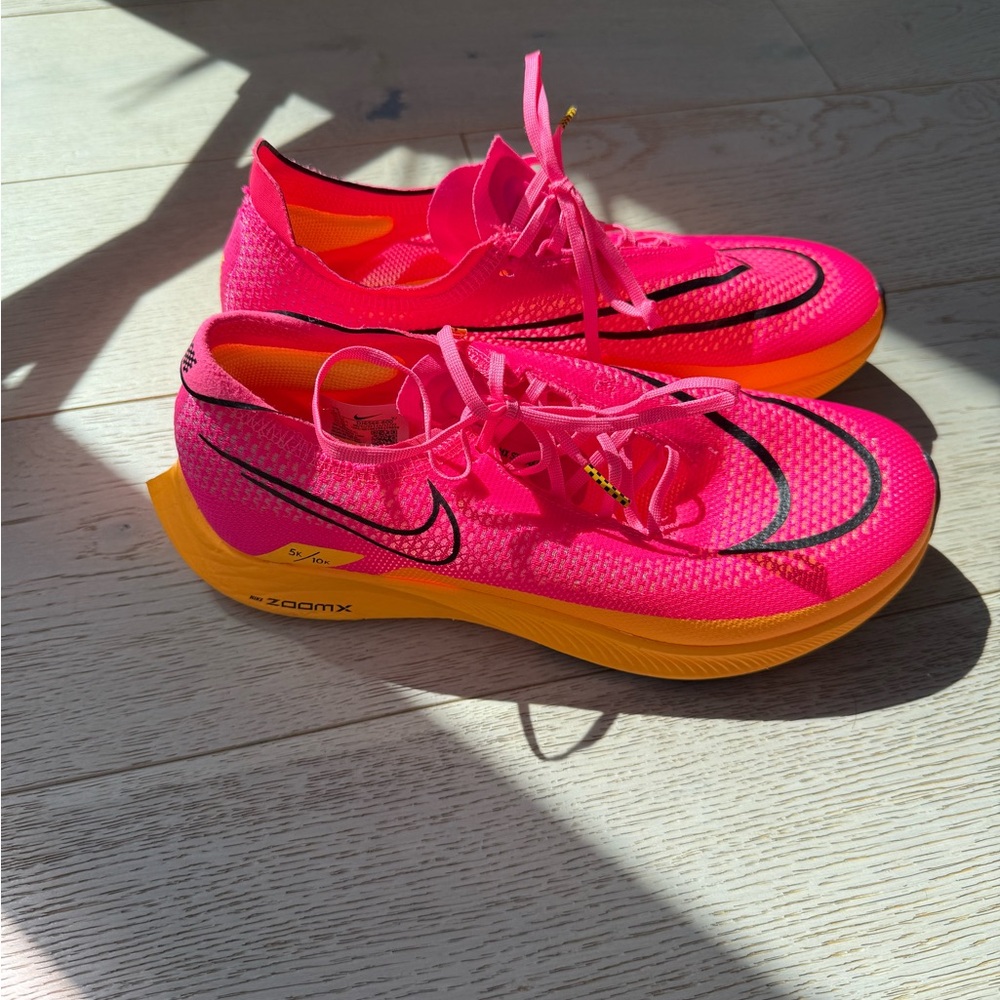 Nike Pink and Orange Running Shoes